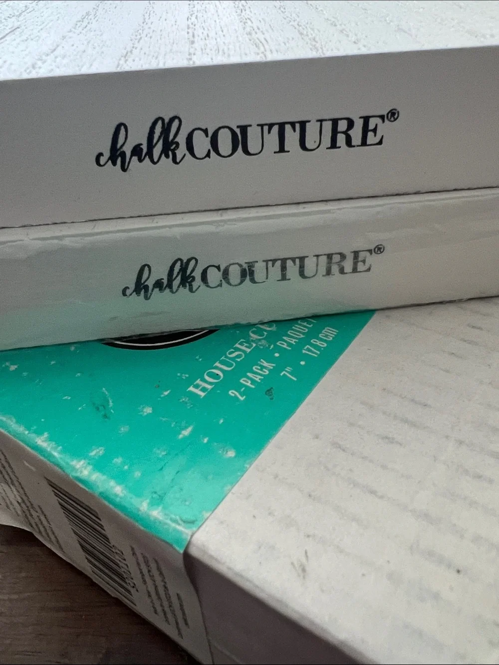 Chalk Couture House Cutouts Blanks 2-Pack NIB